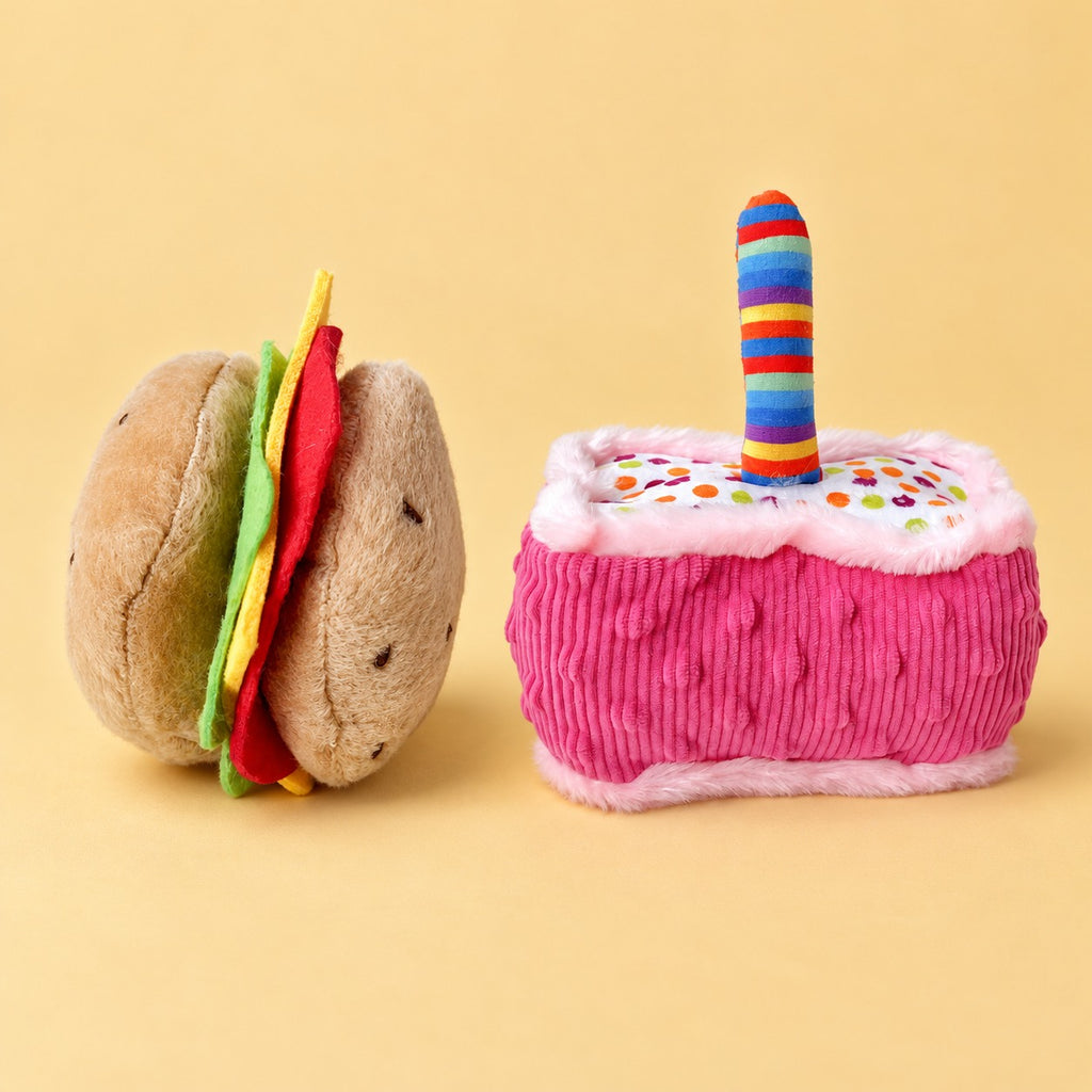 Party Snuffle Set — Burger & Cake