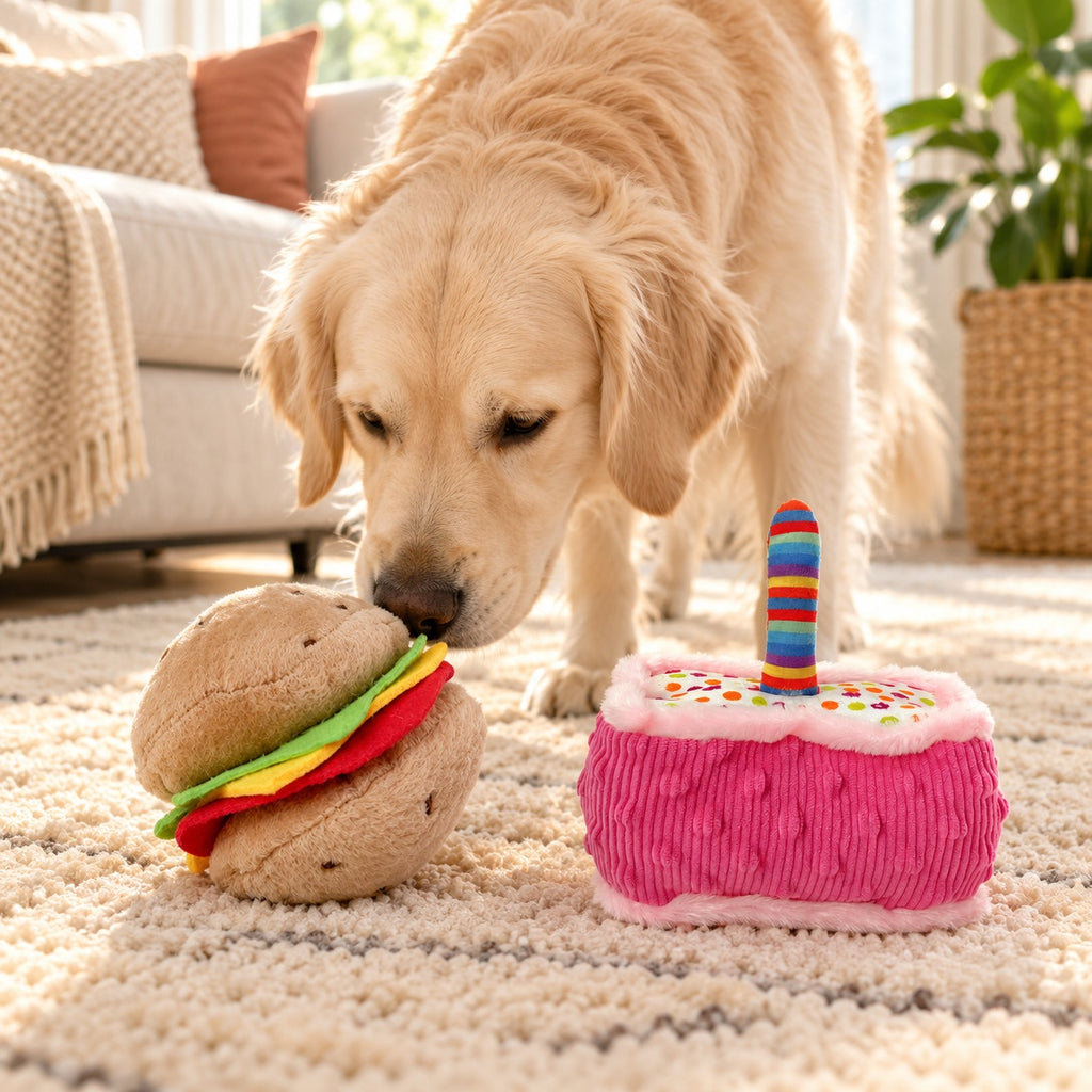 Party Snuffle Set — Burger & Cake