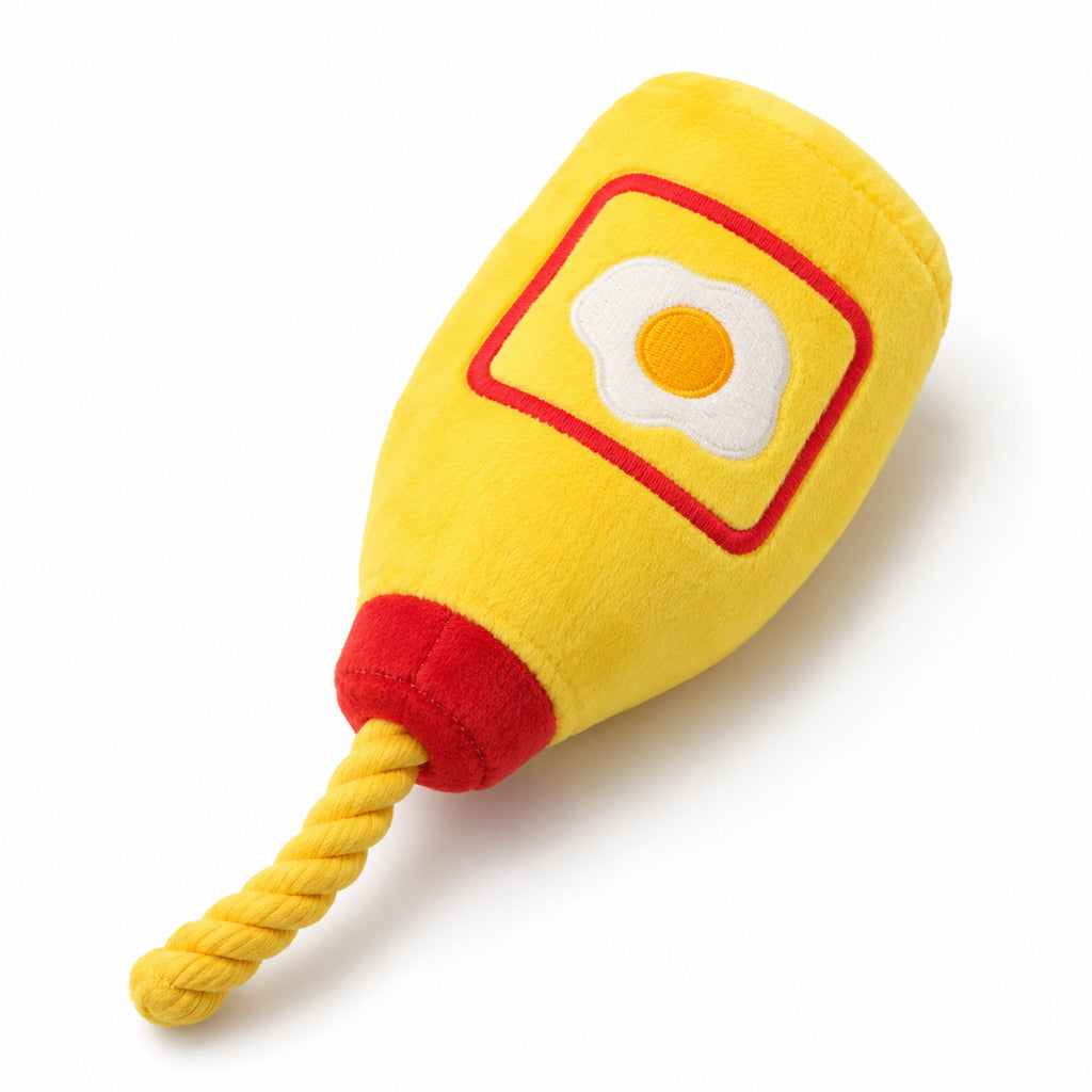 Mayo Sauce Bottle Snuffle Plush