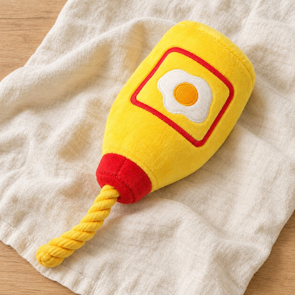 Mayo Sauce Bottle Snuffle Plush