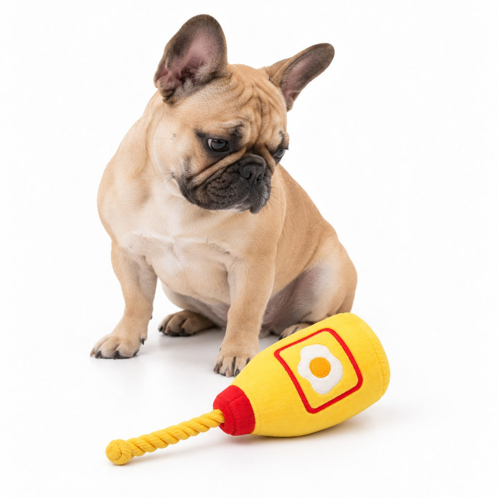 Mayo Sauce Bottle Snuffle Plush