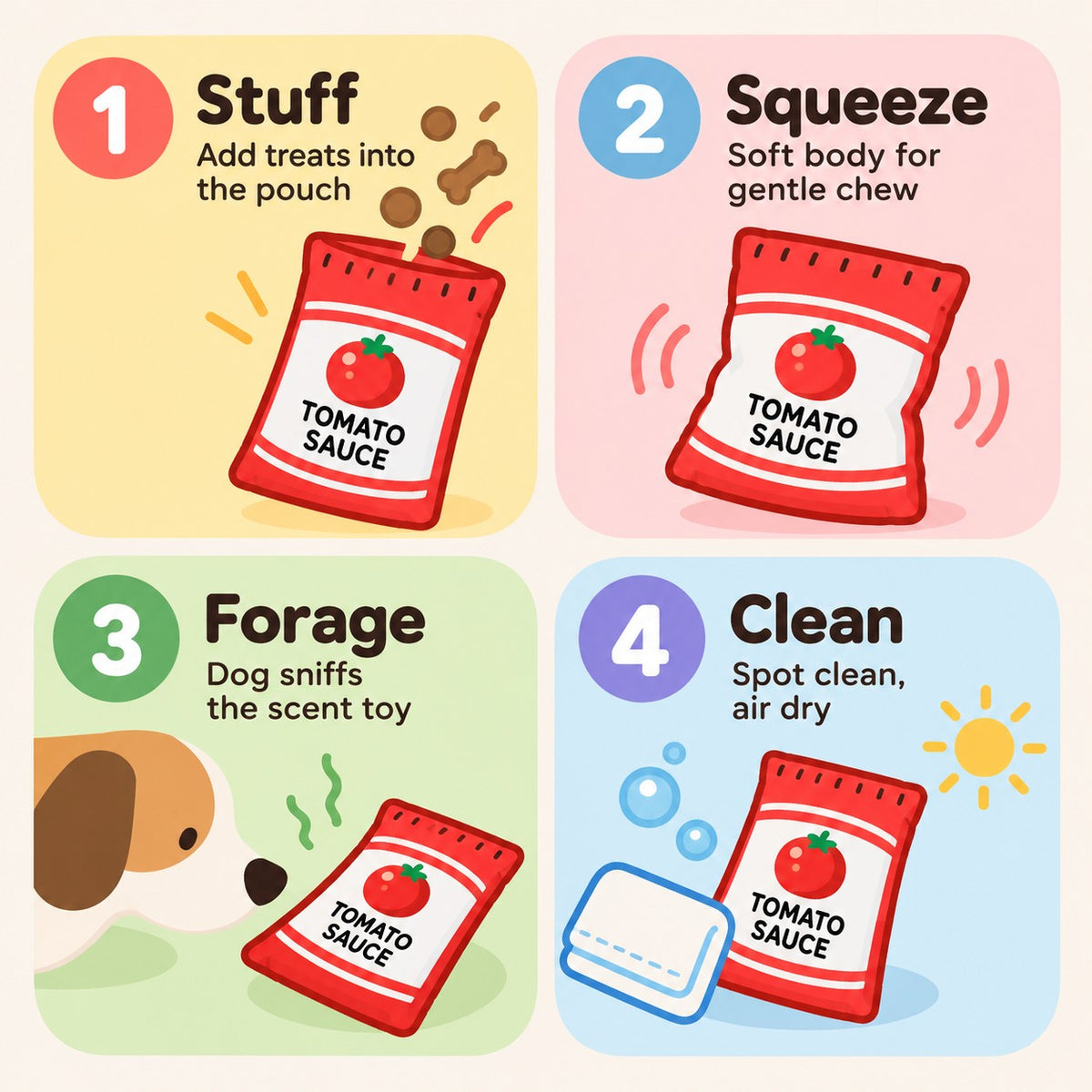 Ketchup Packet Snuffle
